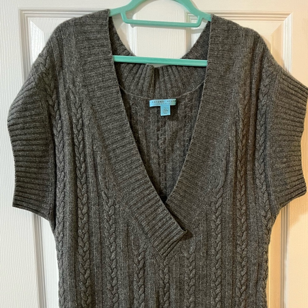 Antonio Melani 100% Cashmere Oversized Knit Sweater - L